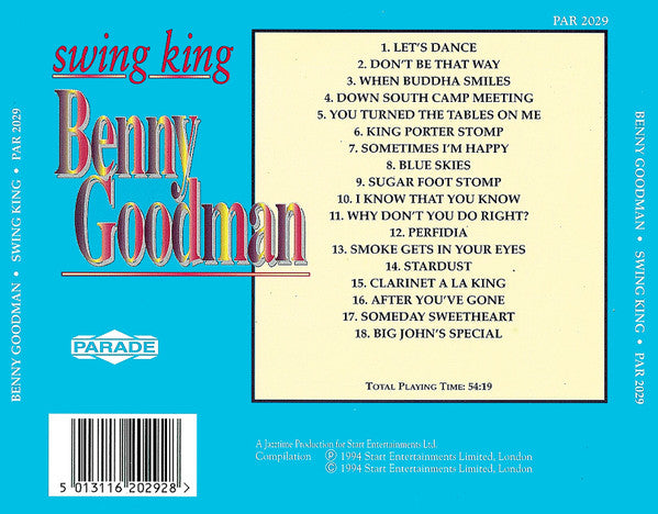 Benny Goodman : Swing King (CD, Comp)