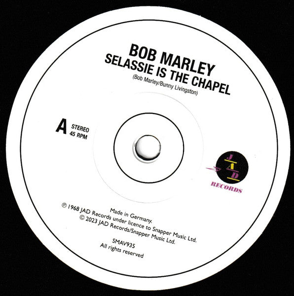Bob Marley : Selassie Is The Chapel / Lick Samba (7", Single)