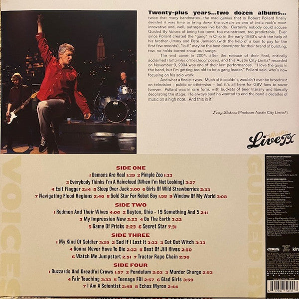 Guided By Voices : Live From Austin TX (2xLP, Album, Ltd, RE, Red)