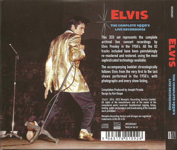 Elvis Presley : The Complete 1950's Live Recordings (3xCD, Comp, Dig)