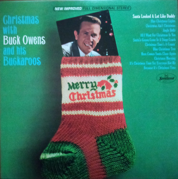 Buck Owens And His Buckaroos : Christmas With Buck Owens And His Buckaroos (LP, Album, RE, Tra)