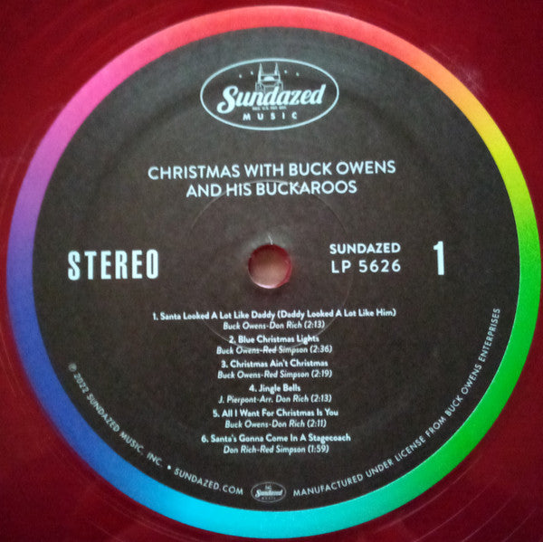 Buck Owens And His Buckaroos : Christmas With Buck Owens And His Buckaroos (LP, Album, RE, Tra)