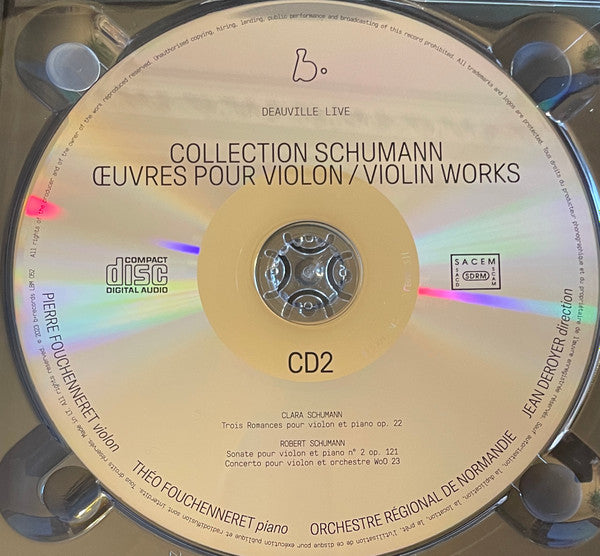 Robert Schumann : Oeuvres Pour Violon (2xCD, Album)