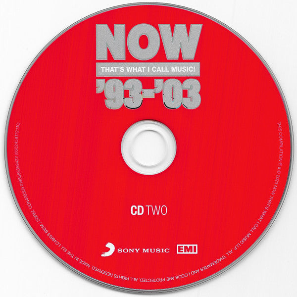 Various : Now That's What I Call Music '93-'03: 40 Years Volume 2 1993-2003 (3xCD, Comp)