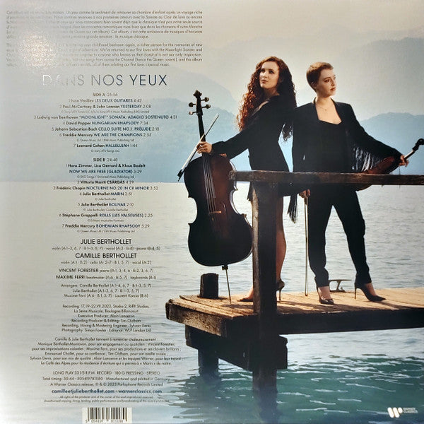 Camille Berthollet, Julie Berthollet : Dans nos yeux (LP, 180)