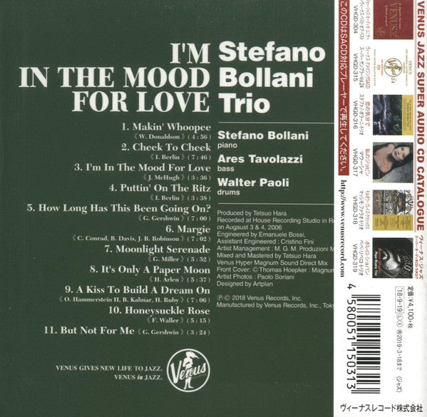 Stefano Bollani Trio : I'm In The Mood For Love (SACD, Album, RE)