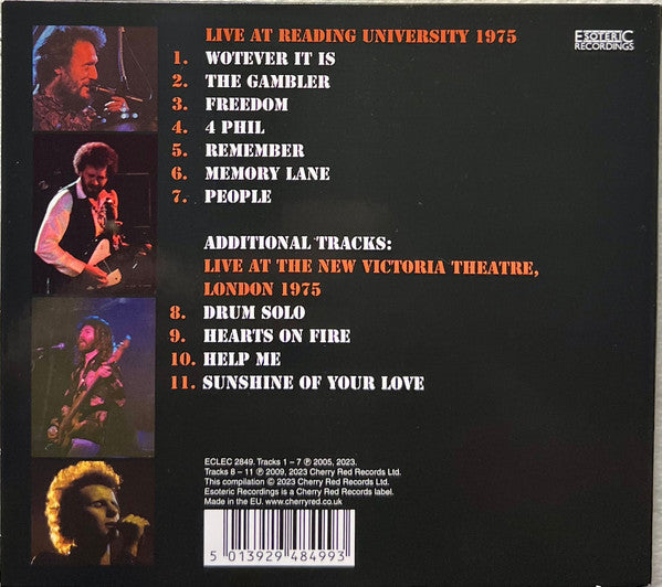 Baker Gurvitz Army : Live 1975 (CD, RM)