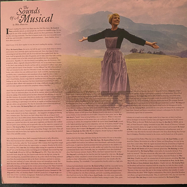 Rodgers & Hammerstein, Irwin Kostal, Julie Andrews, Christopher Plummer : The Sound Of Music (3xLP, RM, RP, S/Edition)
