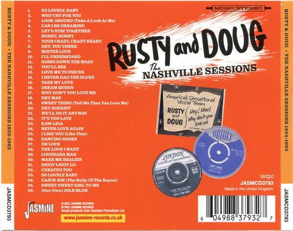 Rusty & Doug Kershaw : The Nashville Sessions 1955-1962 (CD, Comp)