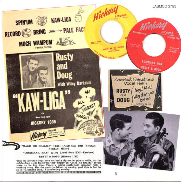 Rusty & Doug Kershaw : The Nashville Sessions 1955-1962 (CD, Comp)