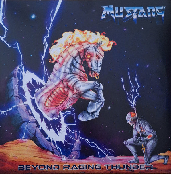Mustang (13) : Beyond Raging Thunder (LP, Album, Blu + 7")