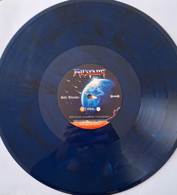 Mustang (13) : Beyond Raging Thunder (LP, Album, Blu + 7")