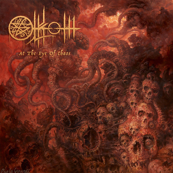 Olkoth (3) : At The Eye Of Chaos (LP, Album, Ltd)