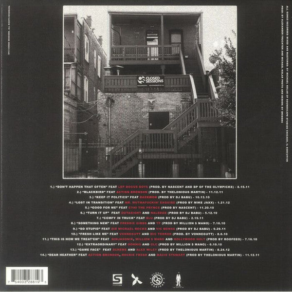 Various : Closed Sessions Vol.2 (LP, Comp, Gre)