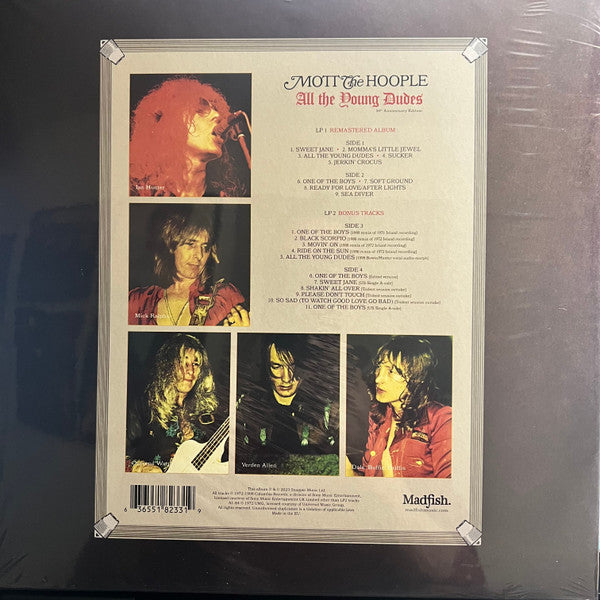 Mott The Hoople : All The Young Dudes (50th Anniversary Edition) (LP, RE, Ora + LP, Ora + Album, Ltd, RM, 140)