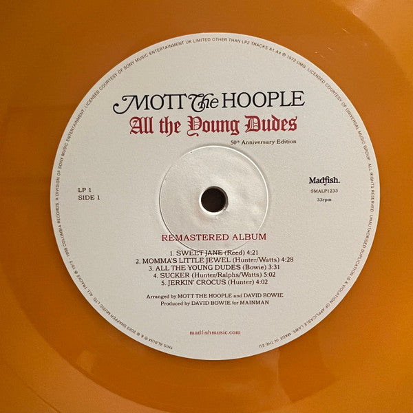 Mott The Hoople : All The Young Dudes (50th Anniversary Edition) (LP, RE, Ora + LP, Ora + Album, Ltd, RM, 140)