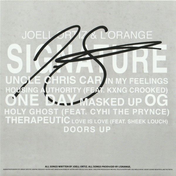 Joell Ortiz & L'Orange : Signature (CD, Album)