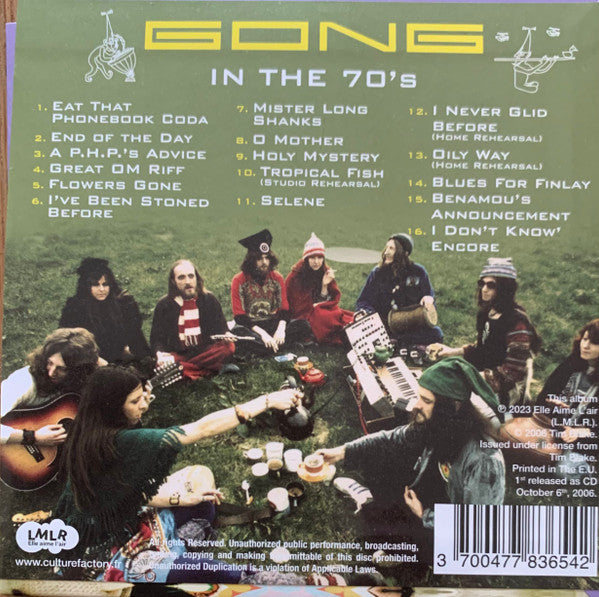 Gong : Gong In The 70's (CD, Album, Ltd)
