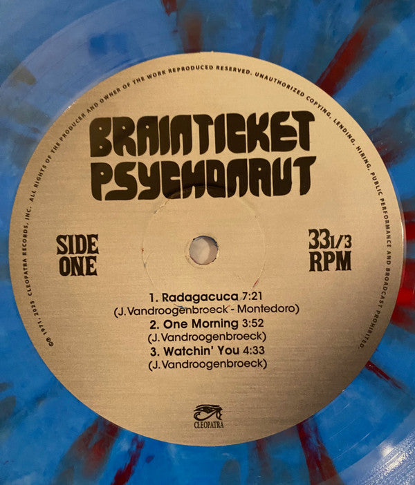 Brainticket : Psychonaut (LP, Album, Ltd, RE, RM, Red)