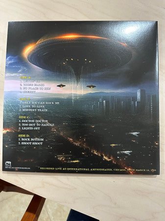 UFO (5) : Lights Out Chicago 1980 (2xLP, Album, Ltd, Gol)