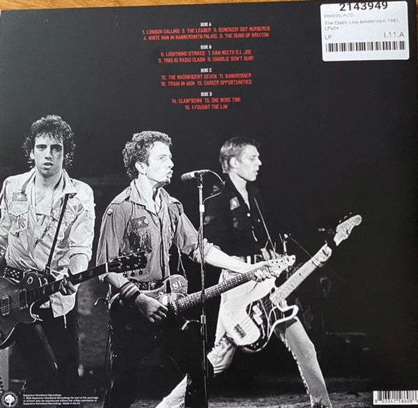 The Clash : Live Amsterdam 1981 (LP, Unofficial, Cle)
