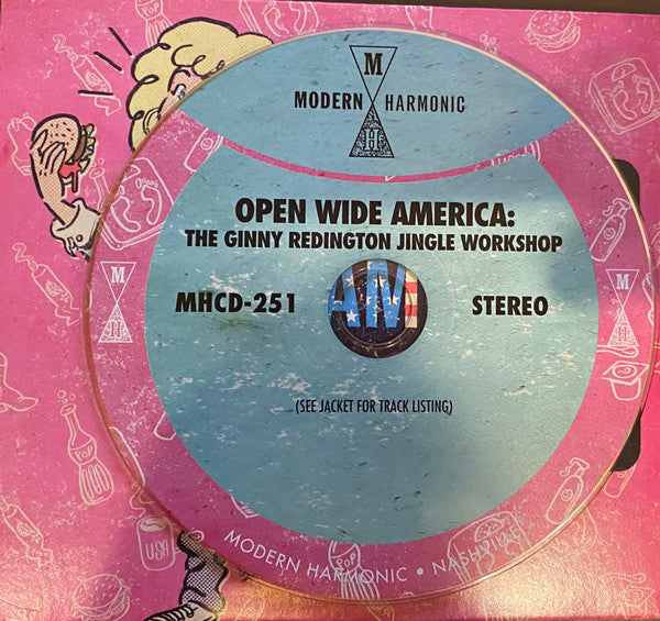 Ginny Redington : Open Wide America: The Ginny Redington Jingle Workshop 1978 - 1987 (CD, Album, 2 f)