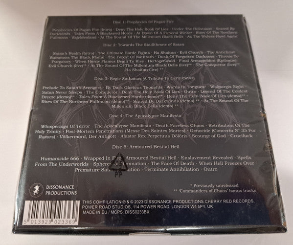 Enthroned : Hadean - The Early Years Collection (CD, Album, RE + CD, Album, RE + CD, MiniAlbum, RE )