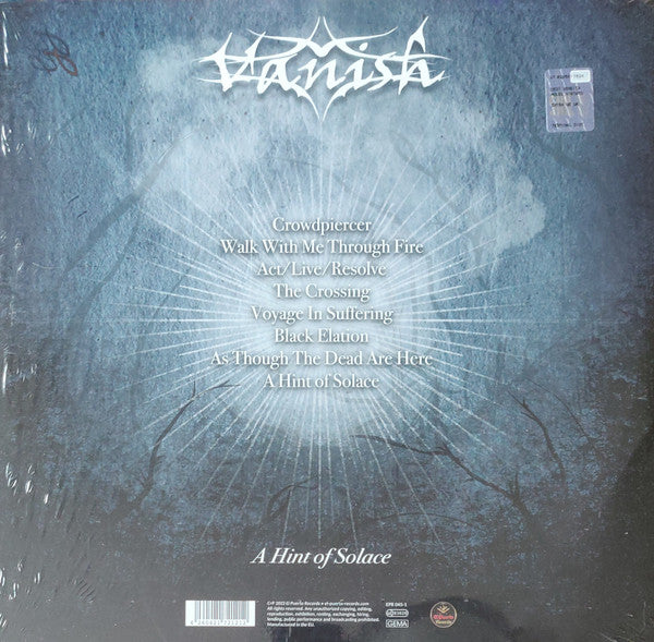 Vanish (2) : A Hint of Solace (LP, blu)