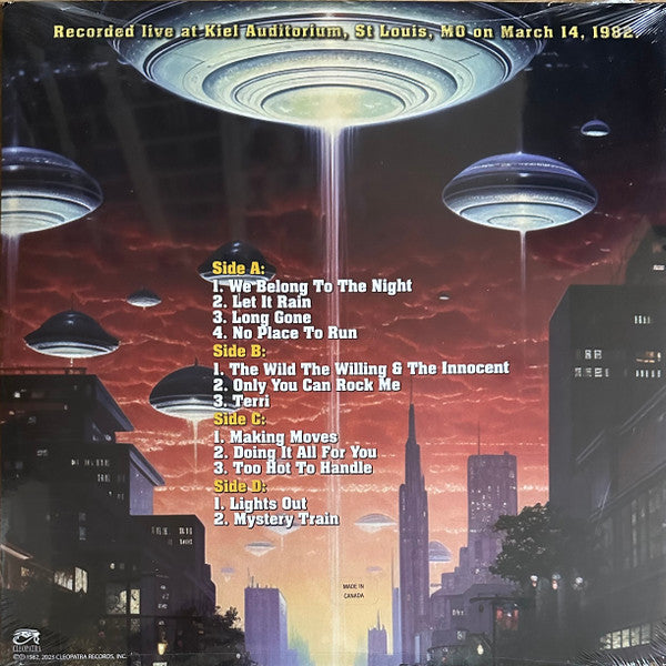 UFO (5) : Landing In St. Louis Live 1982 (2xLP, Album, Gol)