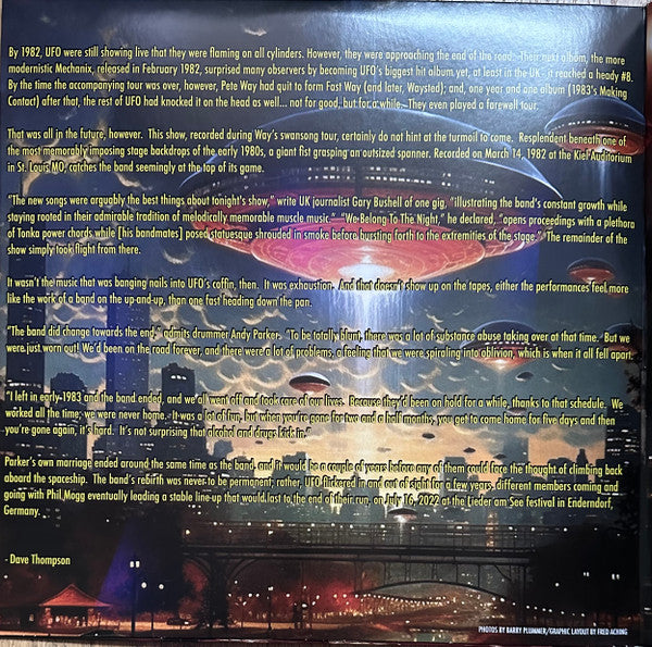 UFO (5) : Landing In St. Louis Live 1982 (2xLP, Album, Gol)