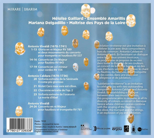 Amarillis, Maîtrise Des Pays De Loire : Jubilation Vénitienne (CD, Album)