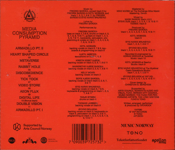 Datarock : Media Consumption Pyramid (CD, Album)