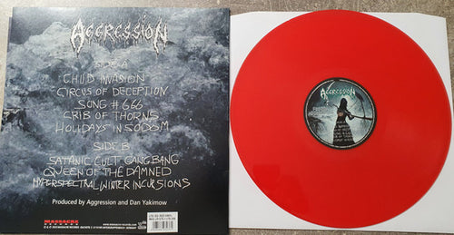 Aggression (4) : Frozen Aggressors (LP, Album, Ltd, Red)