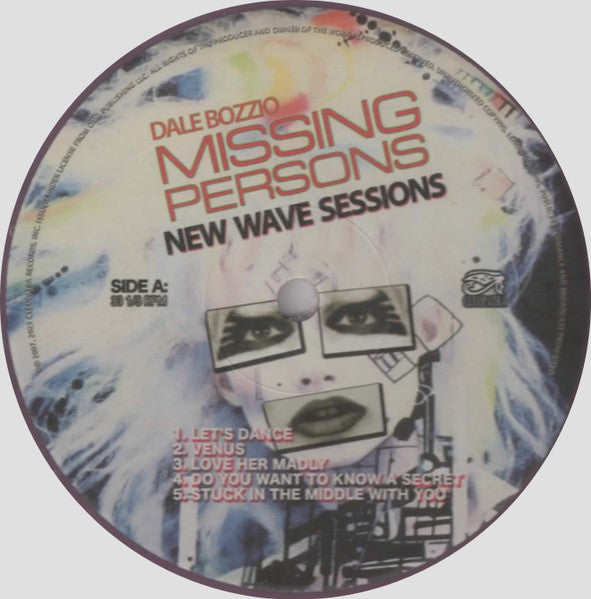 Dale Bozzio, Missing Persons : New Wave Sessions (LP, Album, Ltd, Pur)