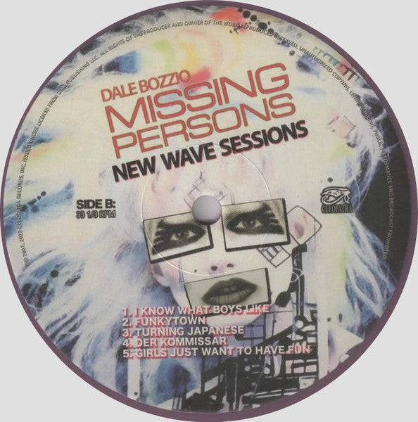 Dale Bozzio, Missing Persons : New Wave Sessions (LP, Album, Ltd, Pur)