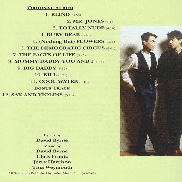 Talking Heads : Naked (CD, Album, RE, RM)