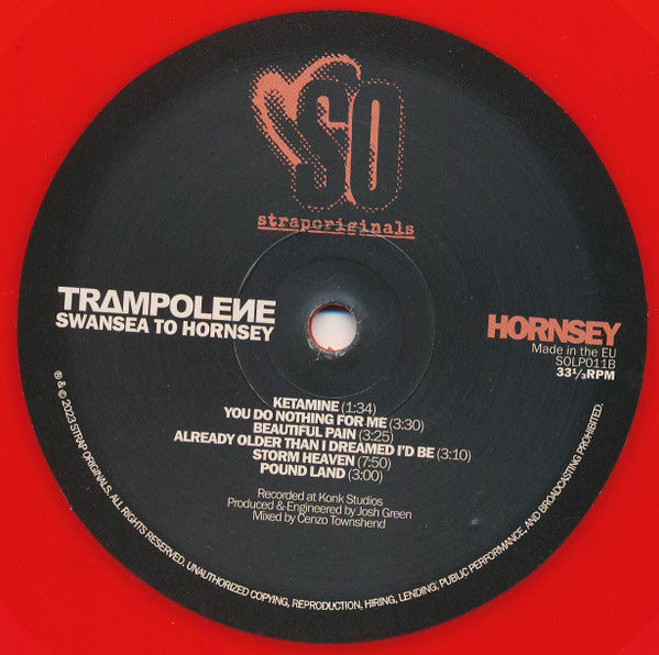 Trampolene : Swansea To Hornsey (LP, Album, RE, Red)