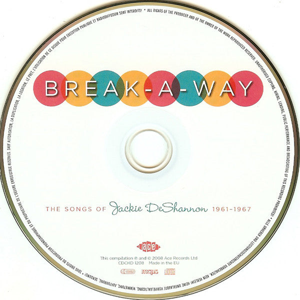 Jackie DeShannon : Break-A-Way (The Songs Of Jackie DeShannon 1961-1967) (CD, Comp)