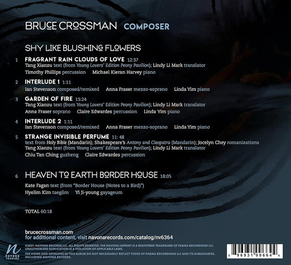 Bruce Crossman : Heaven To Earth Border House (CD, Album)