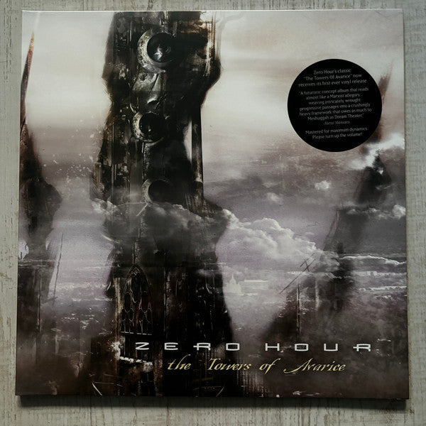 Zero Hour (3) : The Towers Of Avarice (LP, Album, RE)