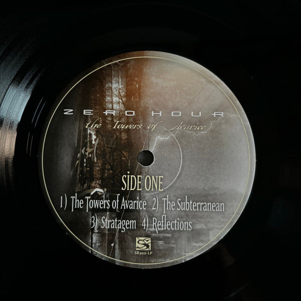 Zero Hour (3) : The Towers Of Avarice (LP, Album, RE)