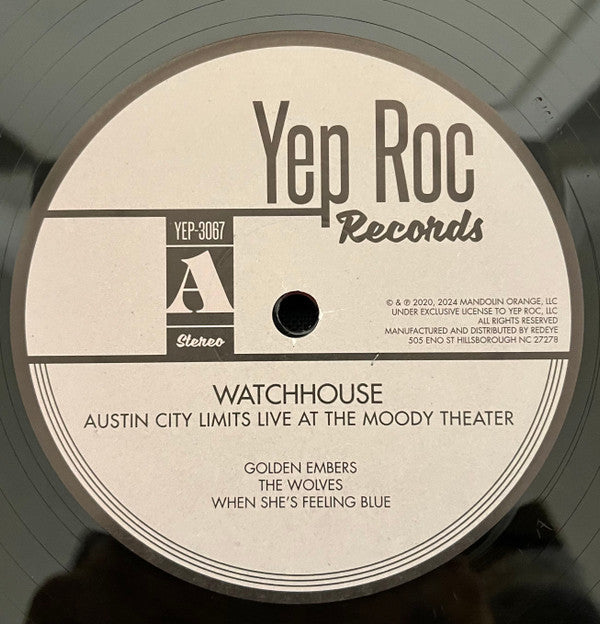 Watchhouse : Austin City Limits Live At The Moody Theater January 23, 2020 (2xLP, Album, Ltd, Smo)