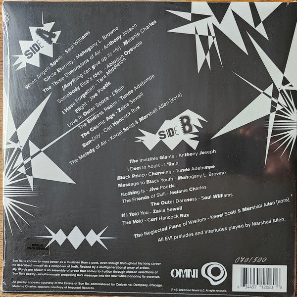 Various : My Words Are Music: A Celebration Of Sun Ra's Poetry (LP, Comp)