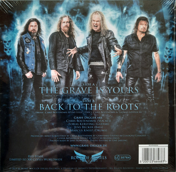 Grave Digger (2) : The Grave Is Yours (7", Single, Cle)