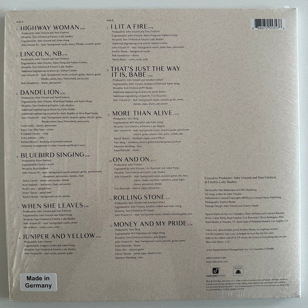 John Vincent III : Songs For The Canyon (LP, Album, Ltd, Yel)