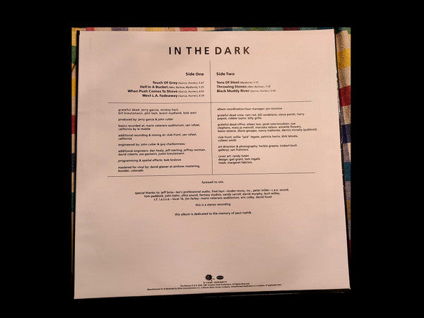 The Grateful Dead : In The Dark (LP, Album, Ltd, RE, RM, Sil)