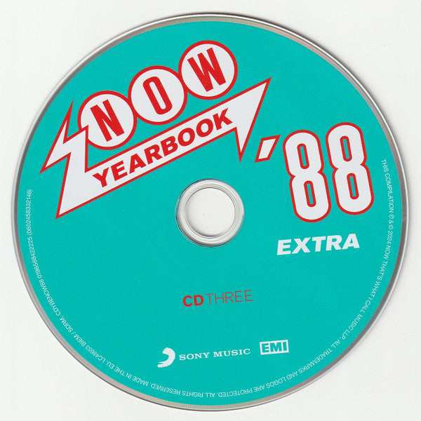Various : Now Yearbook Extra '88 (60 More Essential Hits From 1988) (3xCD, Comp, Col)