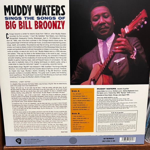 Muddy Waters : Muddy Waters Sings The Songs Of Big Bill Broonzy (LP, Album)