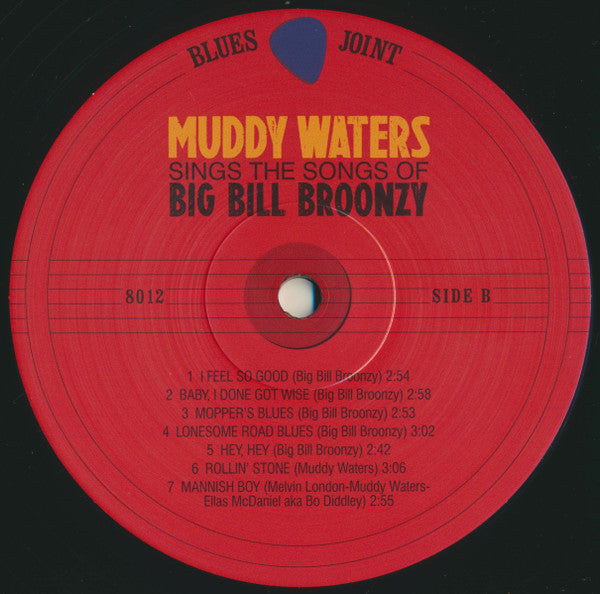 Muddy Waters : Muddy Waters Sings The Songs Of Big Bill Broonzy (LP, Album)