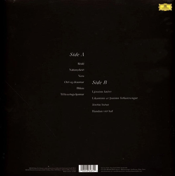 Viktor Orri Árnason, Álfheiður Erla Guðmundsdóttir : Poems (LP)